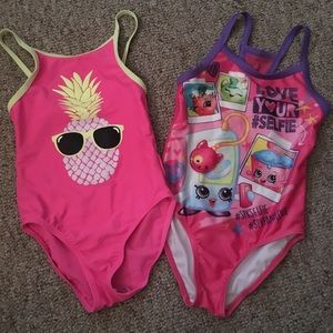 Girls one piece bathing suit